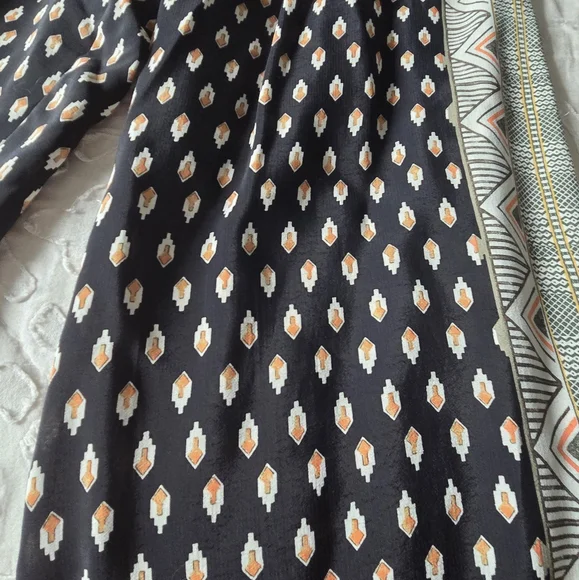 Anthro Wide Leg Pull On Pants - Picture 2 of 5